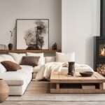 Barbas Box wood burning stove with log store