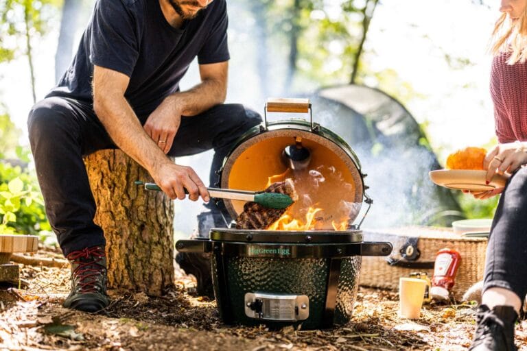 Big Green Egg outdoor cooking