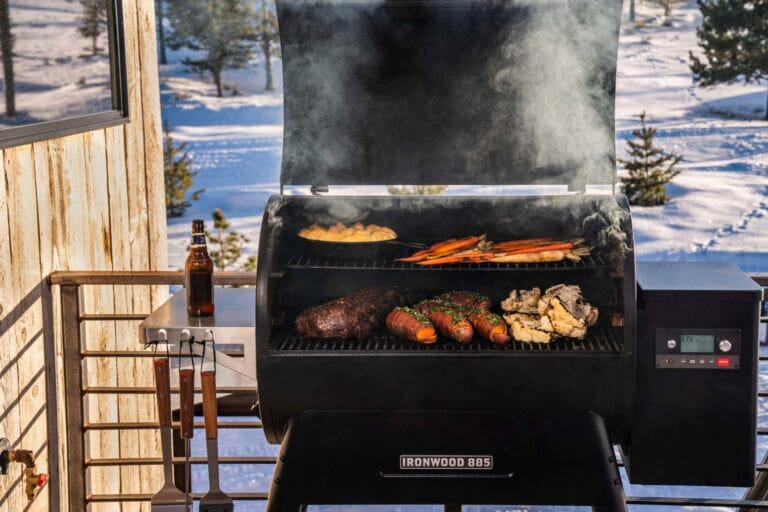 Traeger outdoor cooking