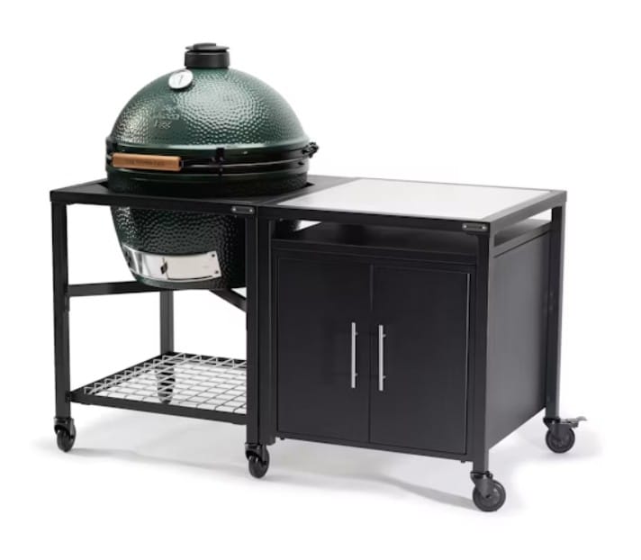 Big Green Egg - Modular Nest & Expansion Cabinet with Stainless Steel Surface