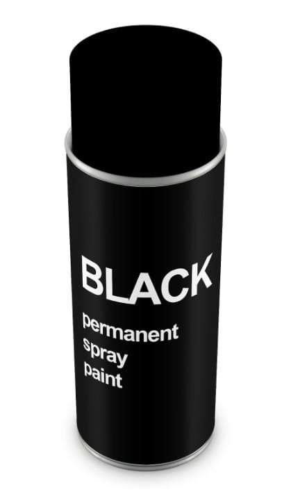 ICID Black Satin Paint can -400ml