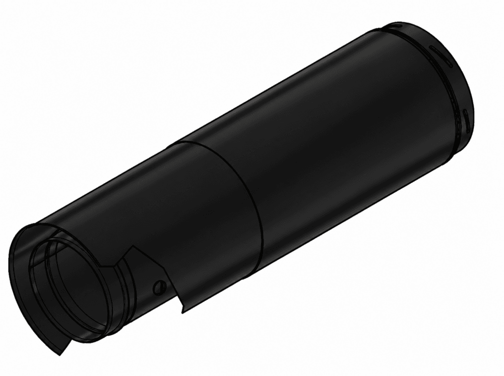 DW Adjustable Starter Section (600mm)- 125mm int.