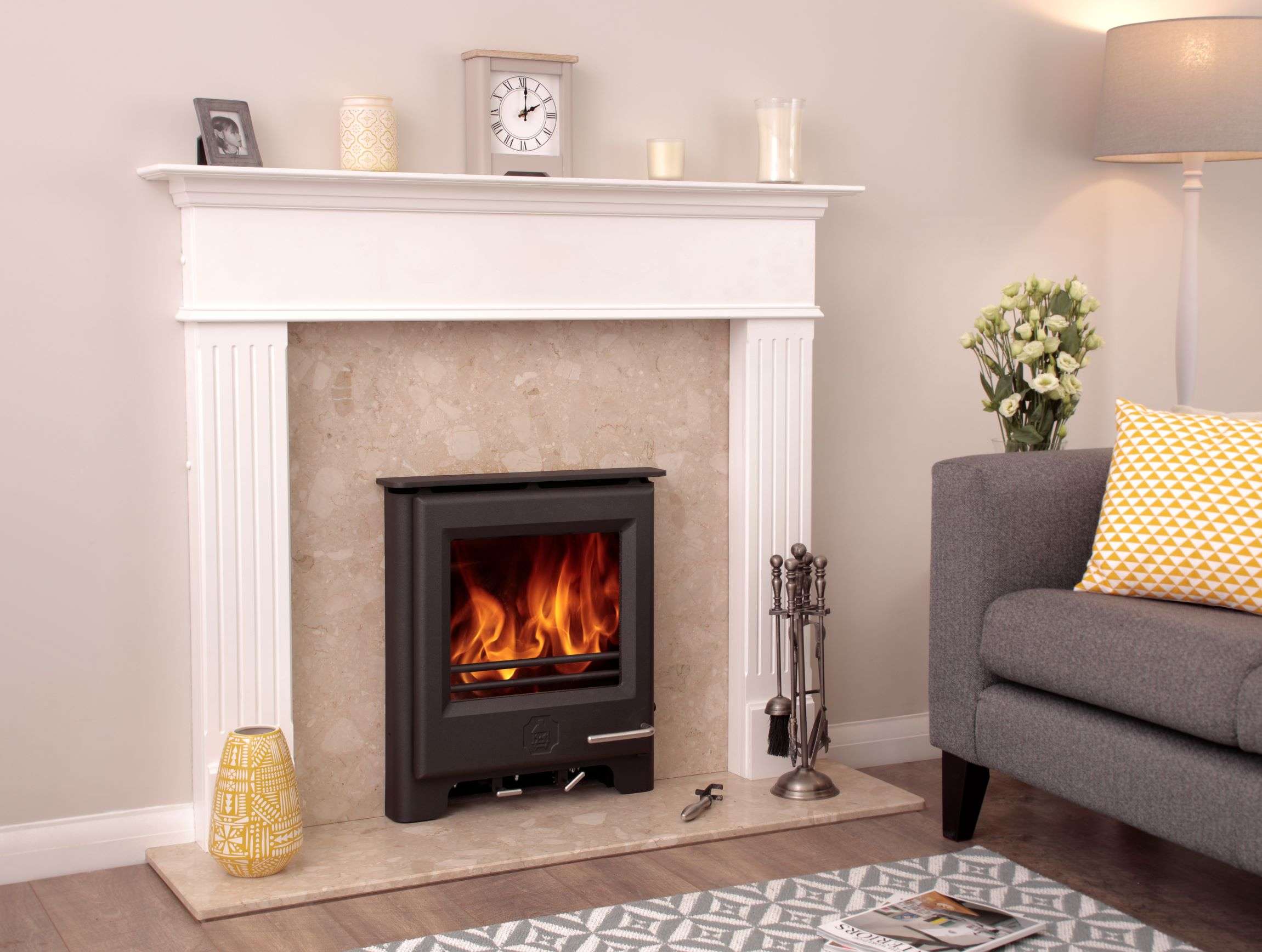 Woodwarm Phoenix Firebright Eco 5Kw - Phoenix Firebright Inset 5Kw Eco